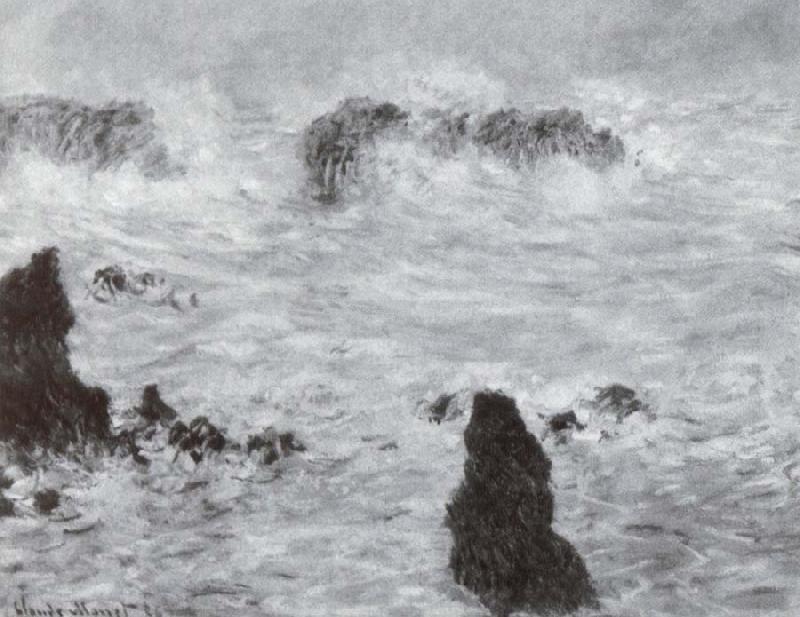 Claude Monet Sturm oil painting image
